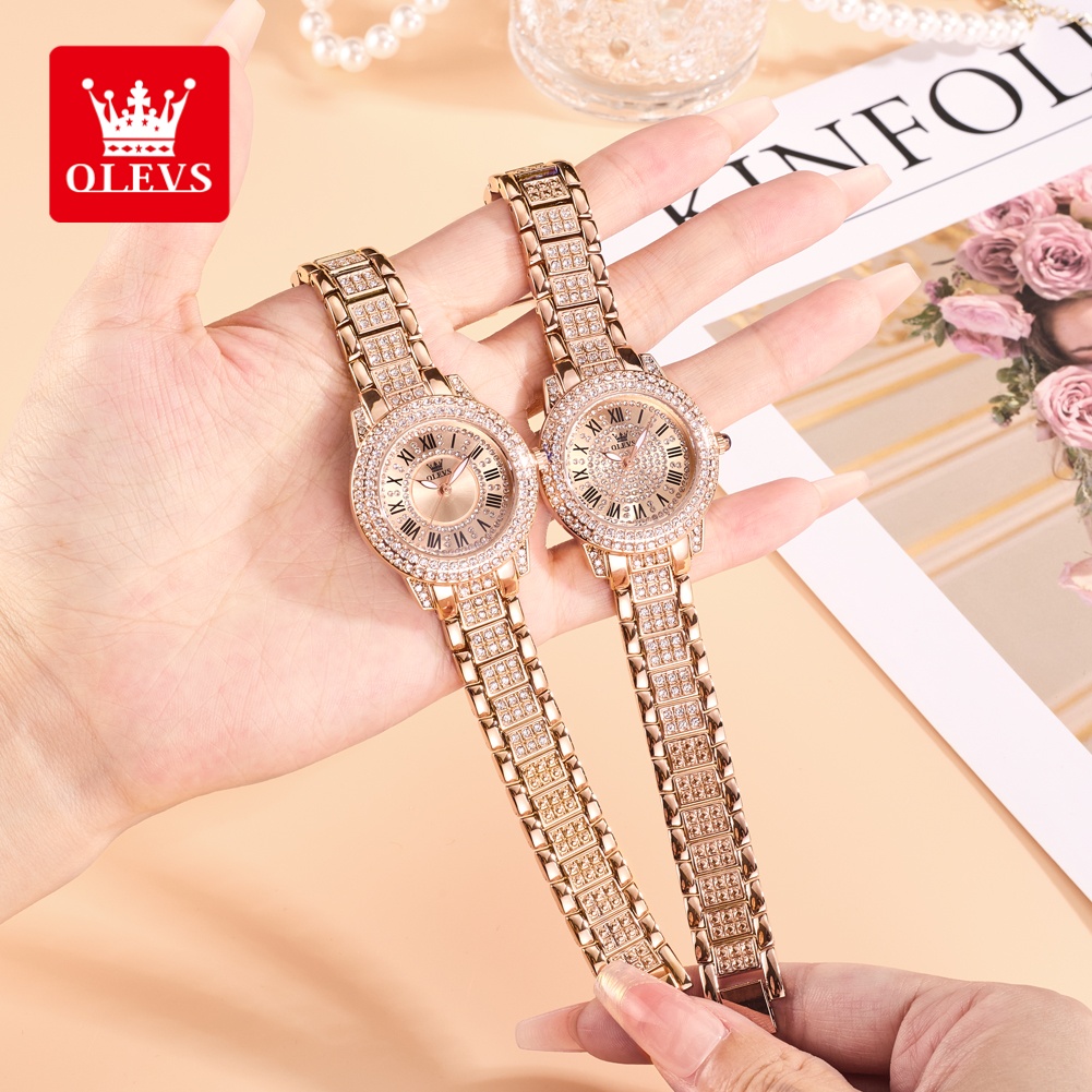 Women'S Fashion Trends - OLEVS Luxury Fashion ladies' watches Diamond