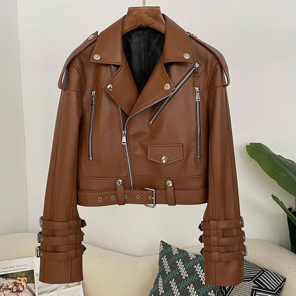 Women'S Fashion Utility Jacket - Women's Genuine Leather Utility Jacket Outdoor