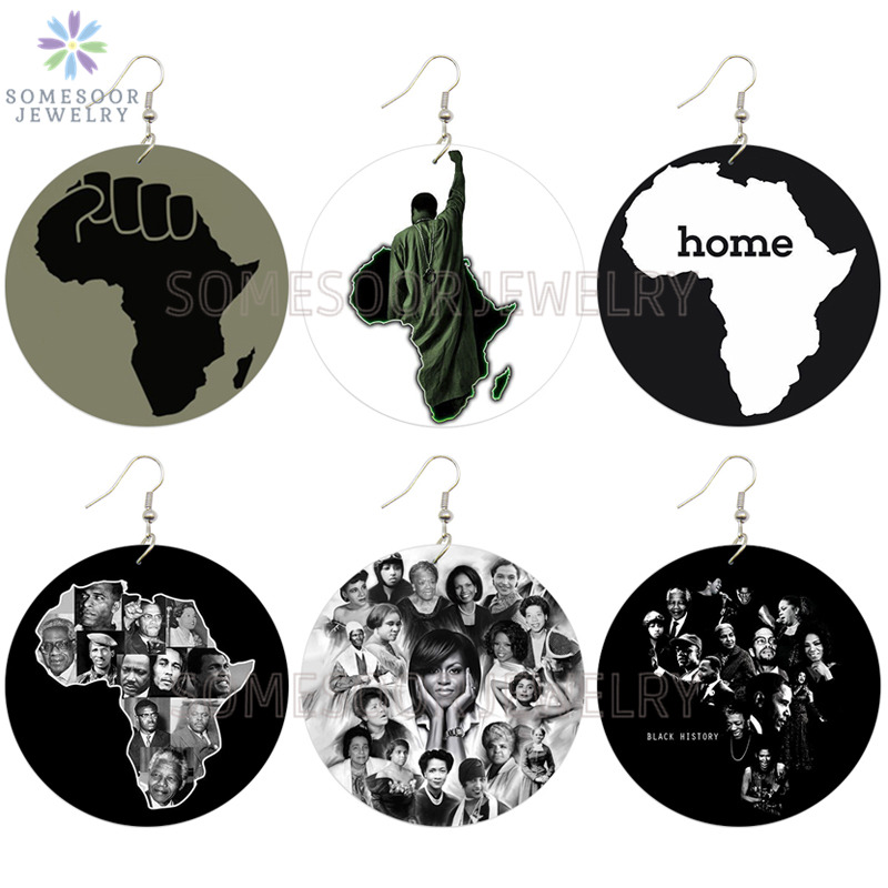 Women Fashion History - SOMESOOR Double Sides Printing Great Black
