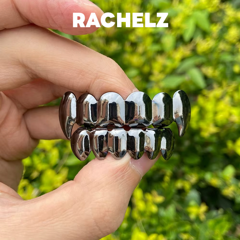 Women'S Fashion Visor - RACHELZ Hip Hop Black Fangs Tooth