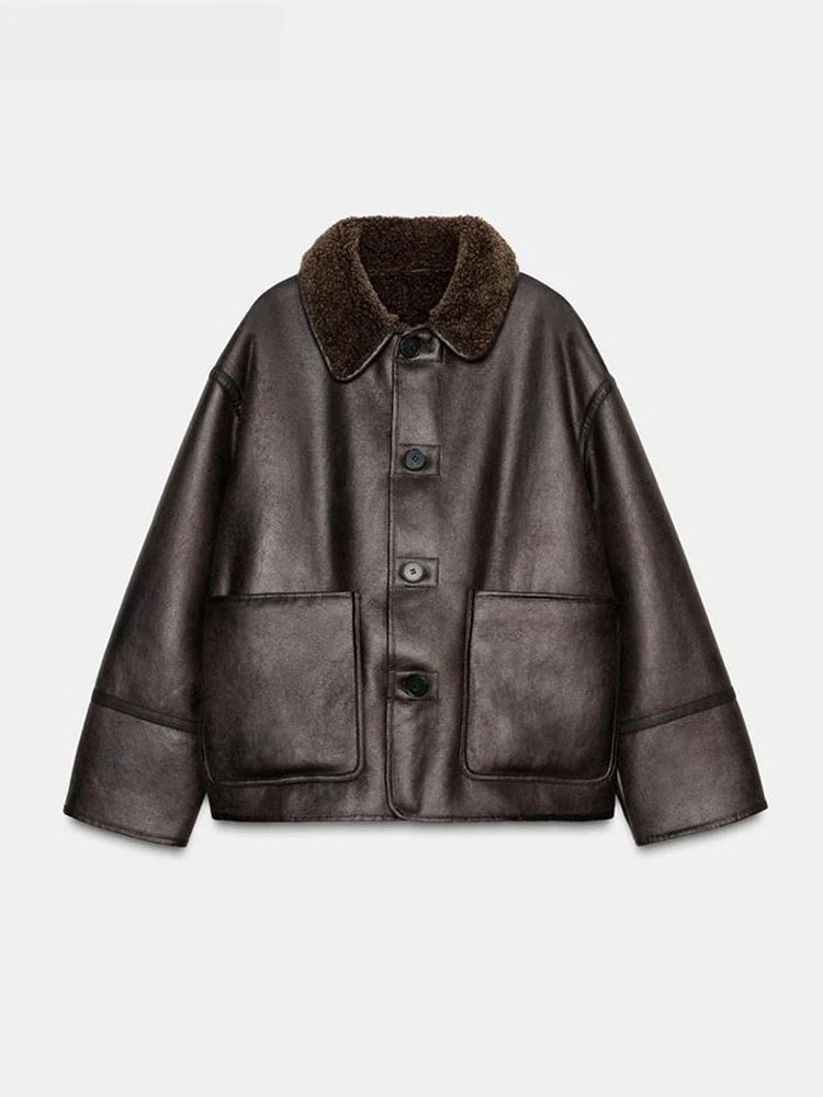 Women'S Fashion Utility Jacket - Fashion Double Sided Solid Jacket Women