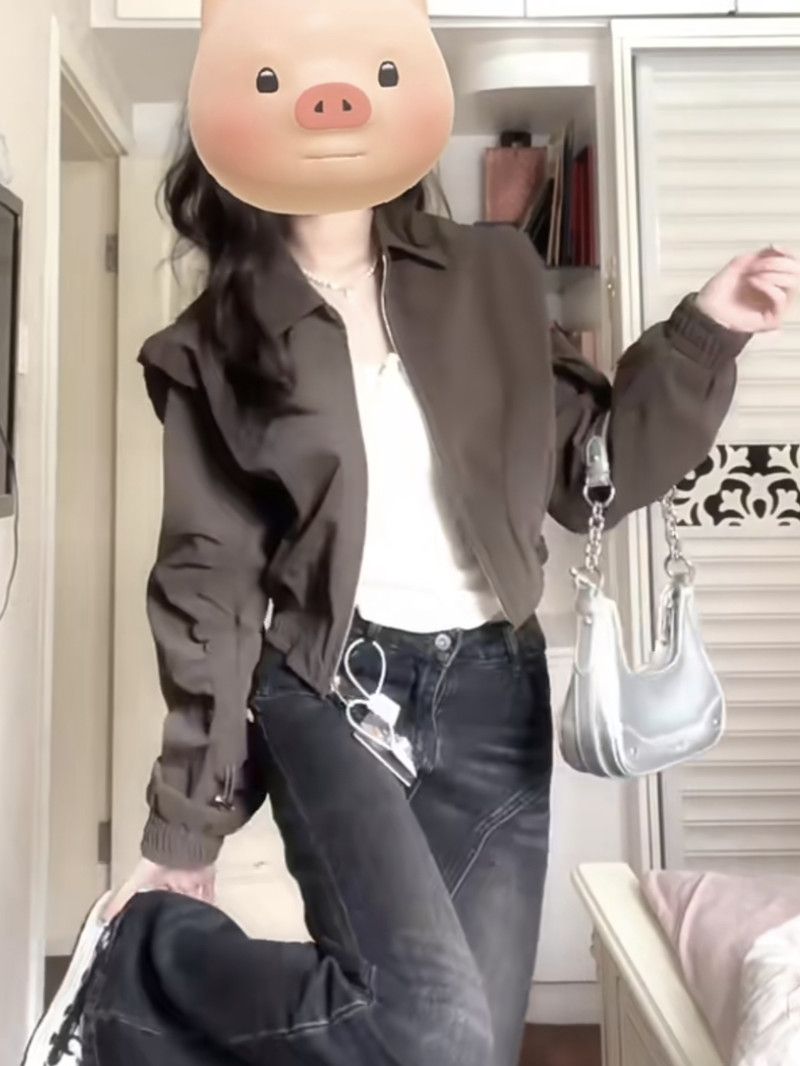 Women'S Fashion Utility Jacket - Woman Coats Jackets Cargo Multi-Pocket Utility