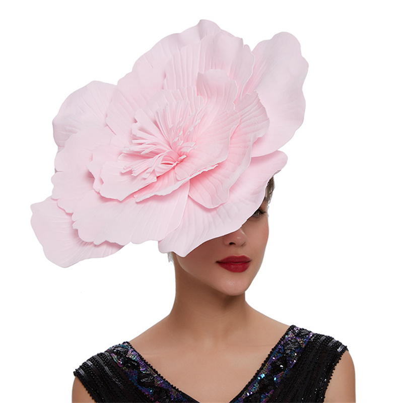 Women Fashion Photoshoot - New Large Flower Hair Band Bow