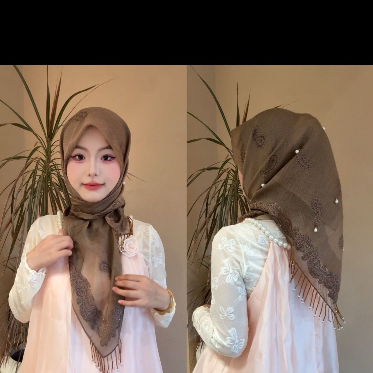 Women Fashion Malaysia - Hijab Muslim Women Shawl Headscarf Luxury