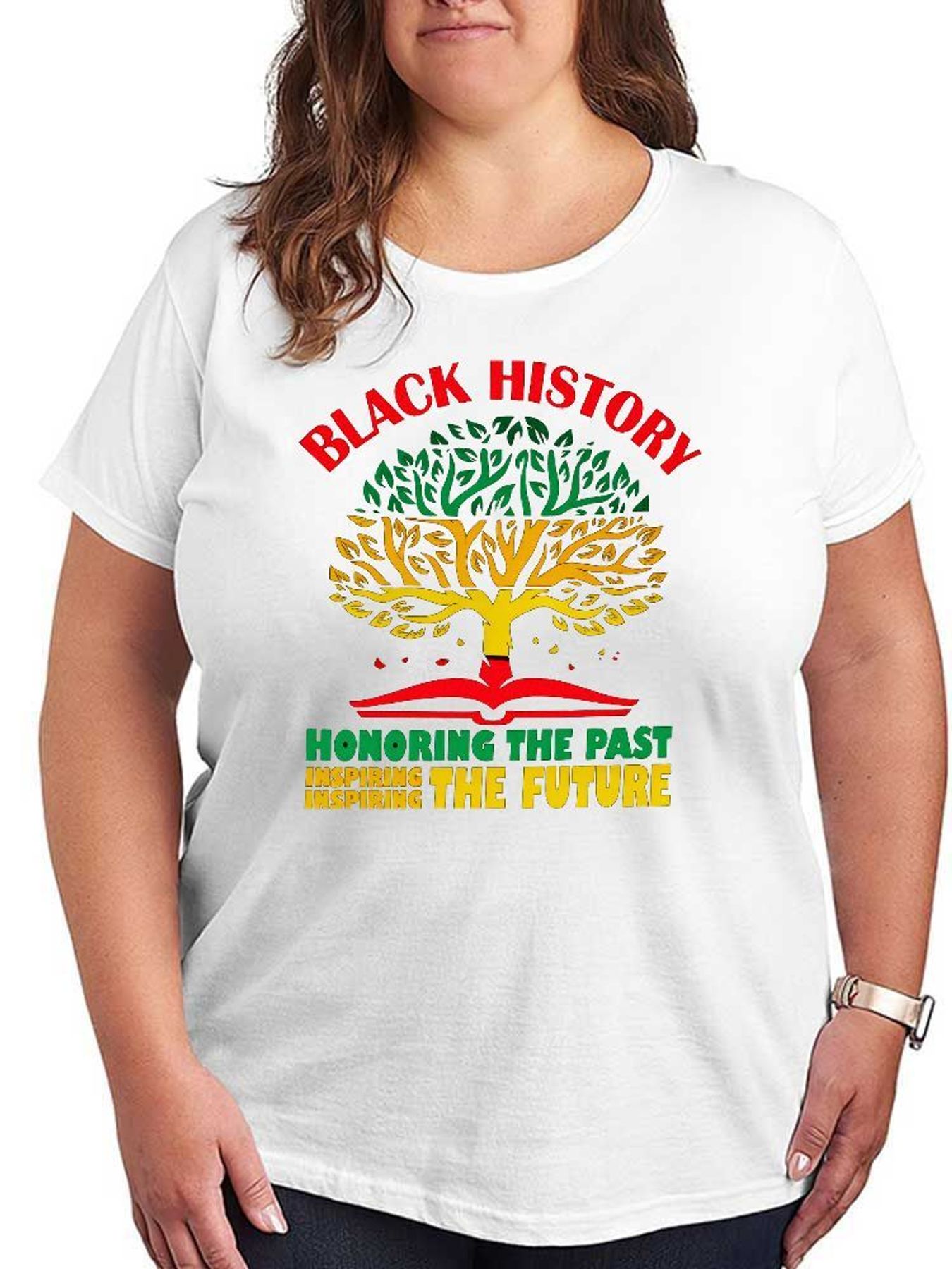 Women Fashion History - Black History Month Tree Graphic T
