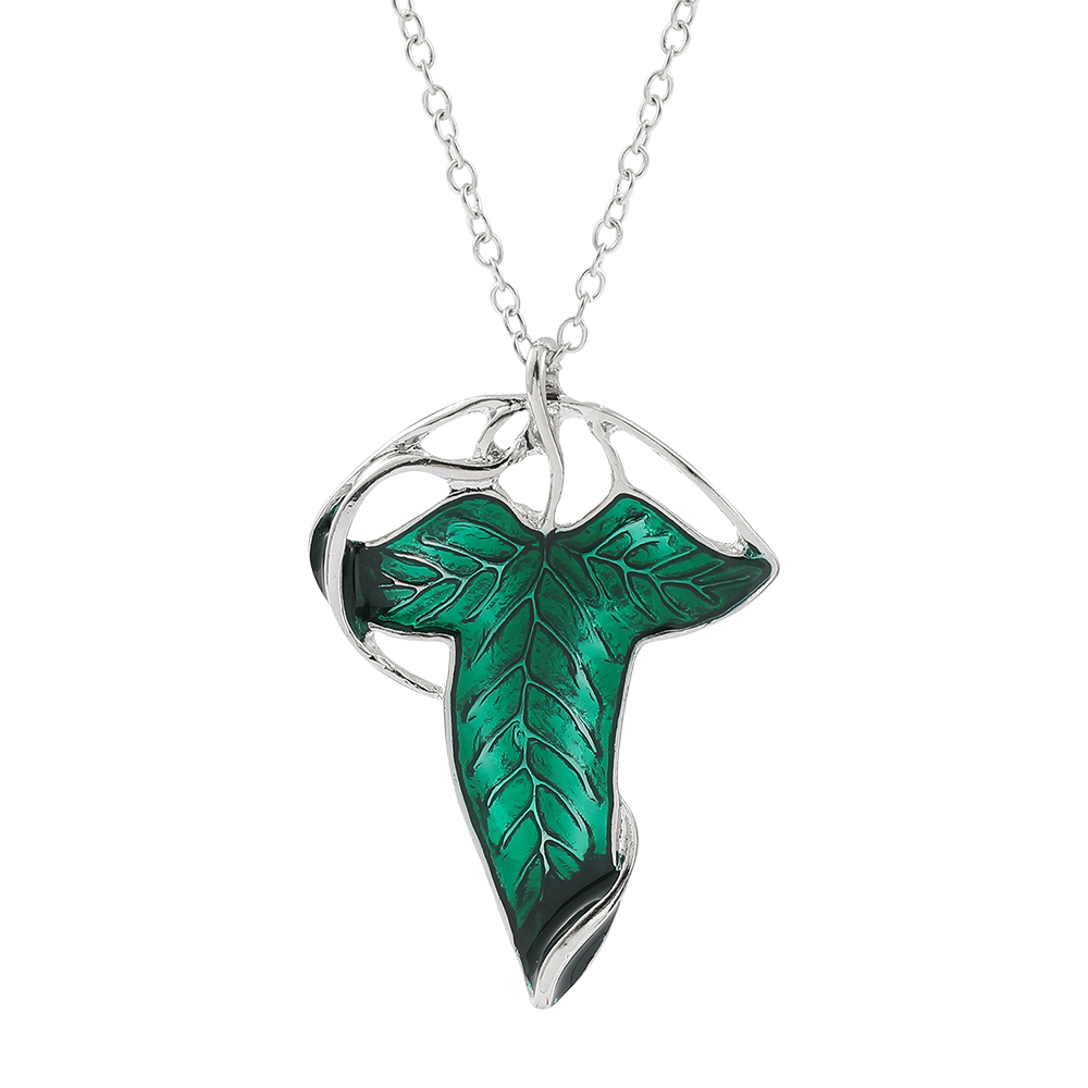 Women Fashion Jewellery - Vintage Green Leaf Pendant Necklace Exquisite