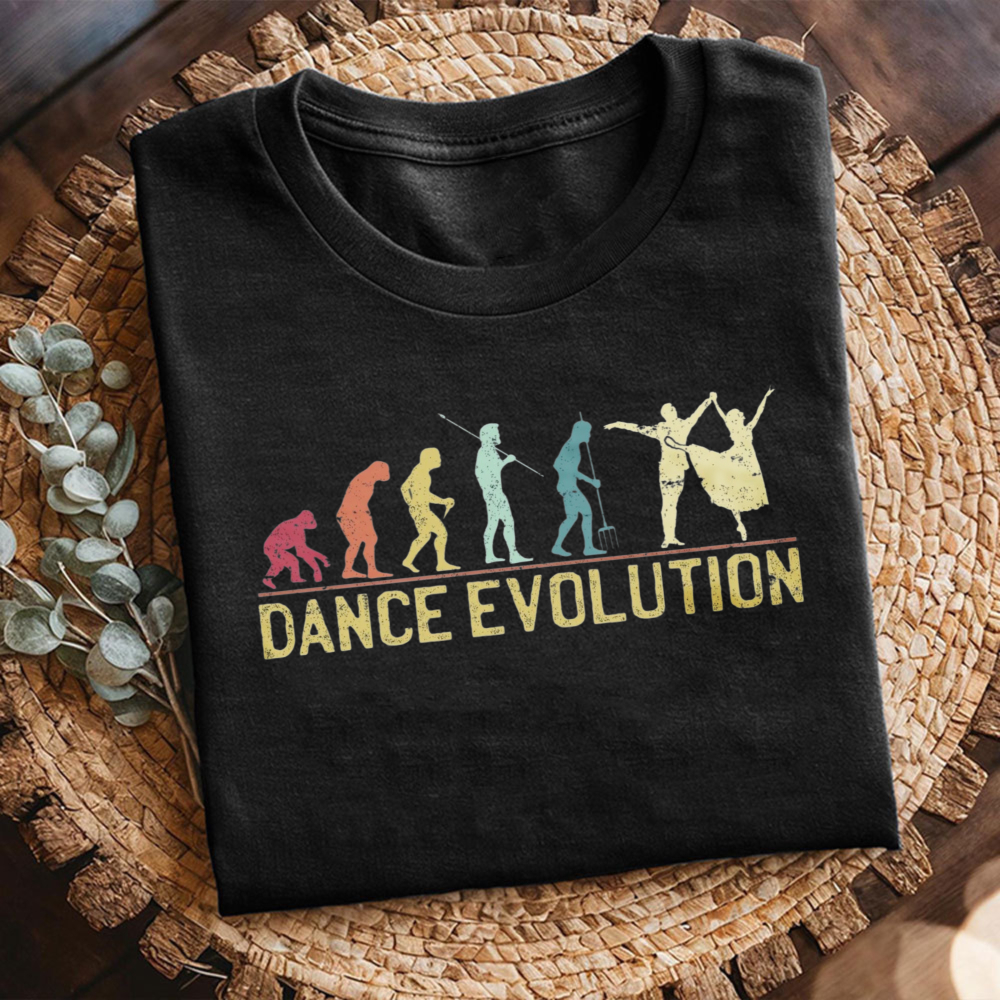 Women Fashion History - Casual Dance Evolution Vintage Graphic T-Shirt