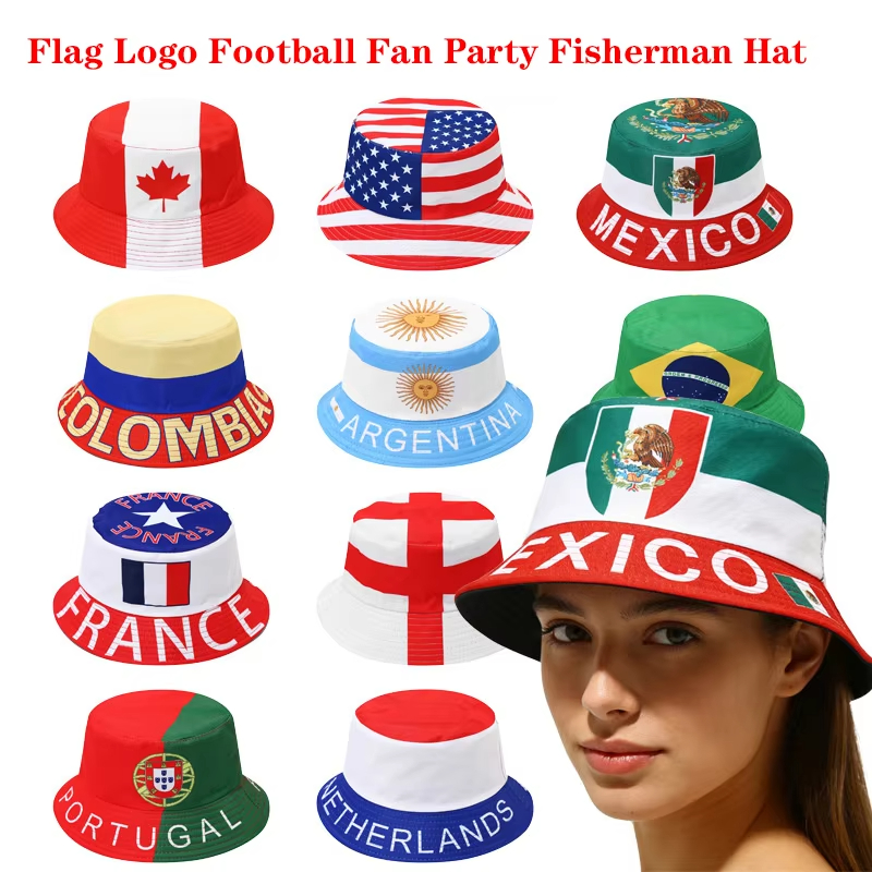 Women'S Fashion Visor - 26 Countries National Flag Bucket Hat