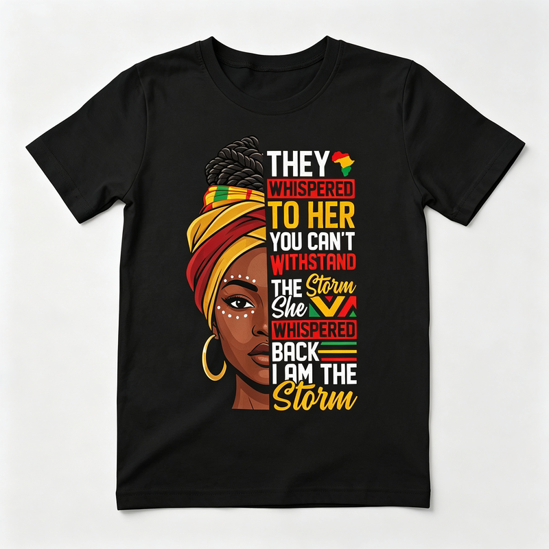 Women Fashion History - Black History Month Shirt African Woman
