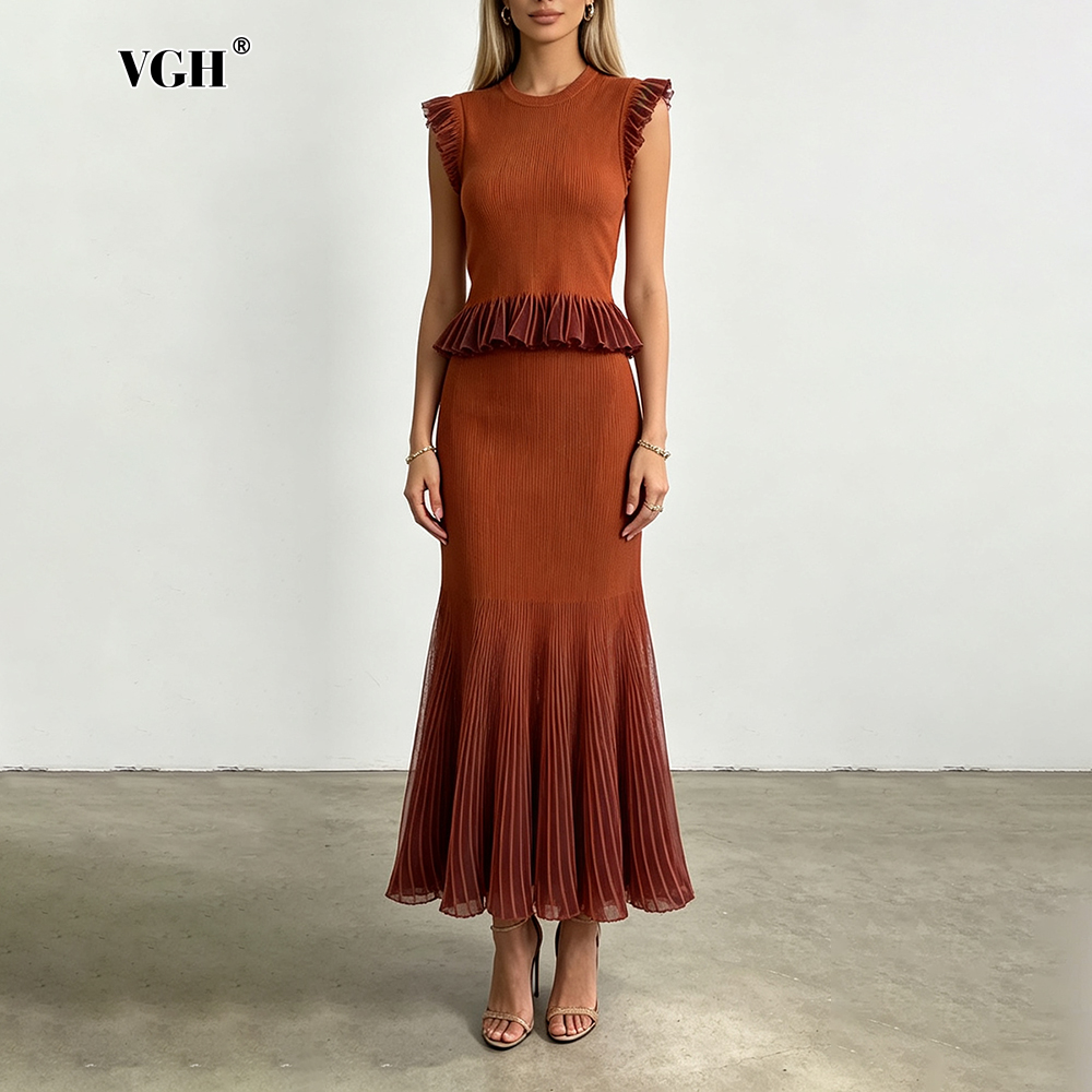 Women'S Fashion Visor - VGH Ribbed Knit Two Piece for
