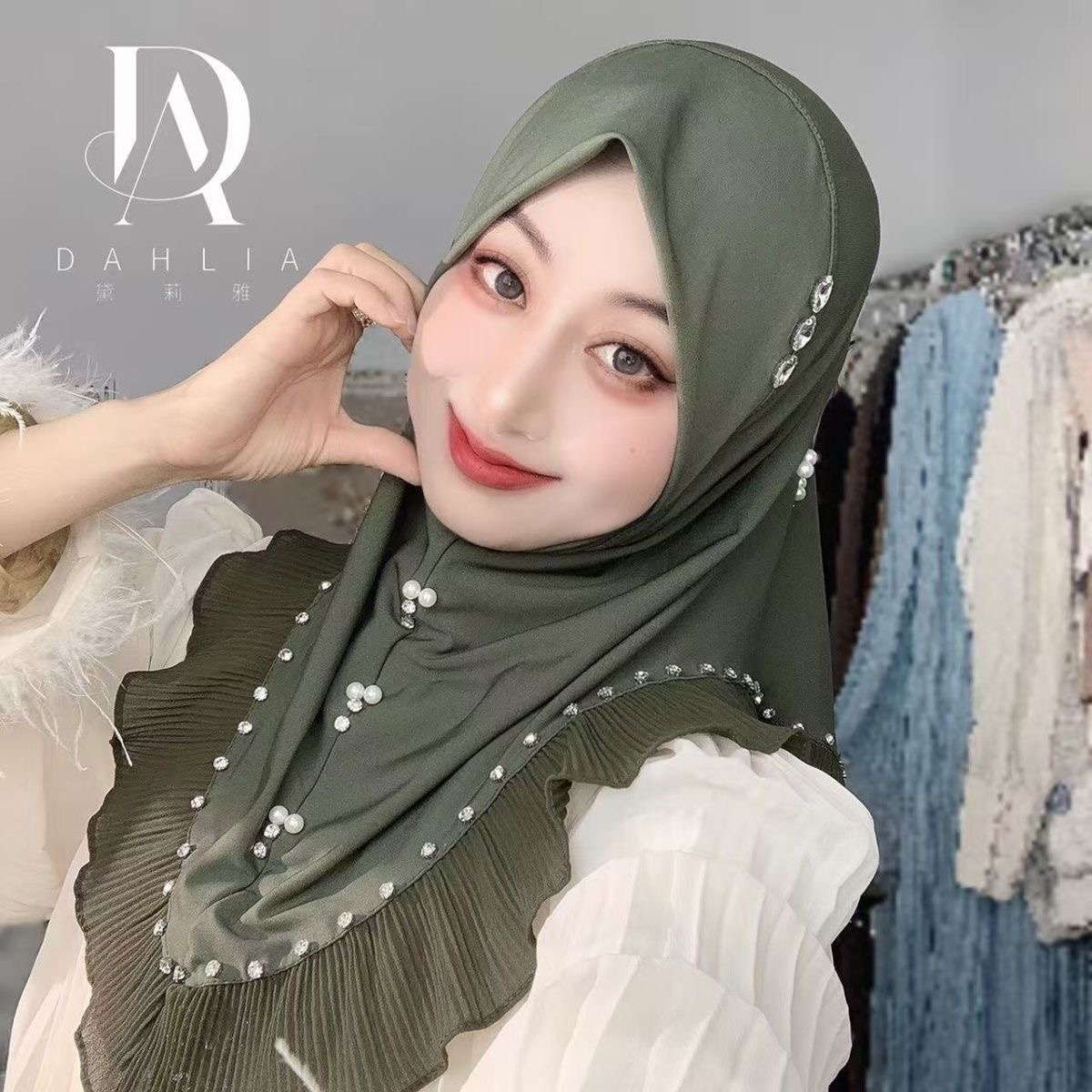 Women Fashion Malaysia - Hijab Muslim Women Shawl Headscarf Luxury