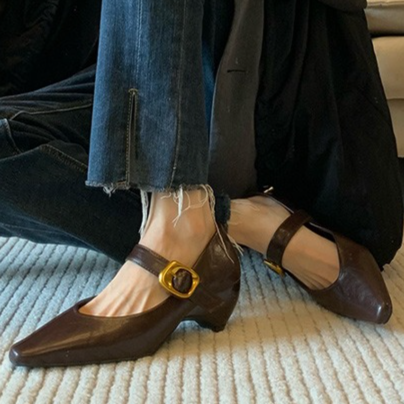 Women'S Fashion Trends - Pointed Toe Women Heeled Shoes Shallow
