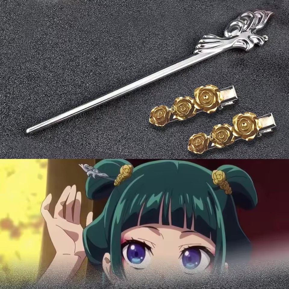 Women Fashion Hub - Apothecary Diaries Alloy Hairpins Anime Cosplay