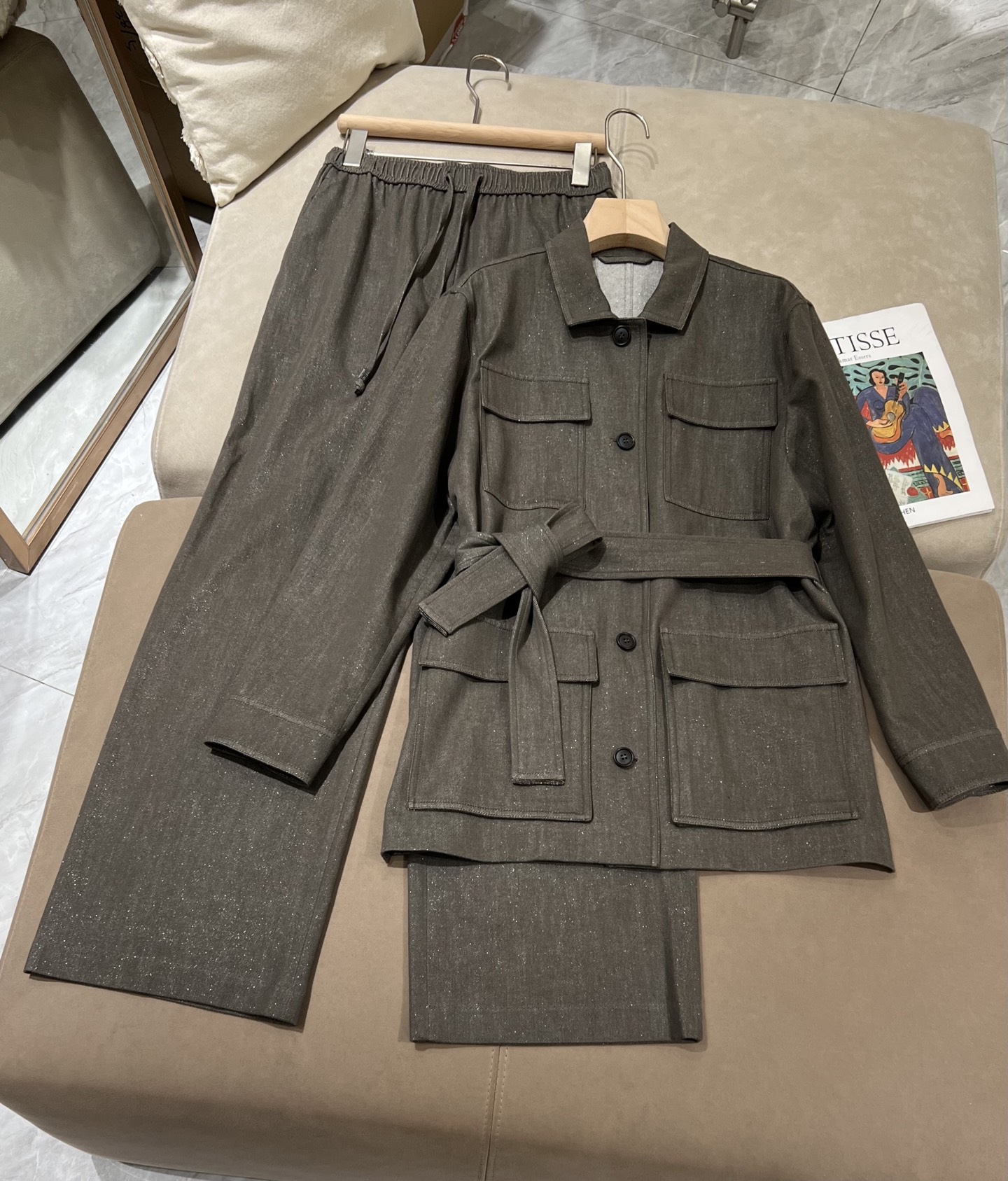 Women's Autumn Two-Piece Set:  - Women'S Fashion Utility Jacket 评论和价格