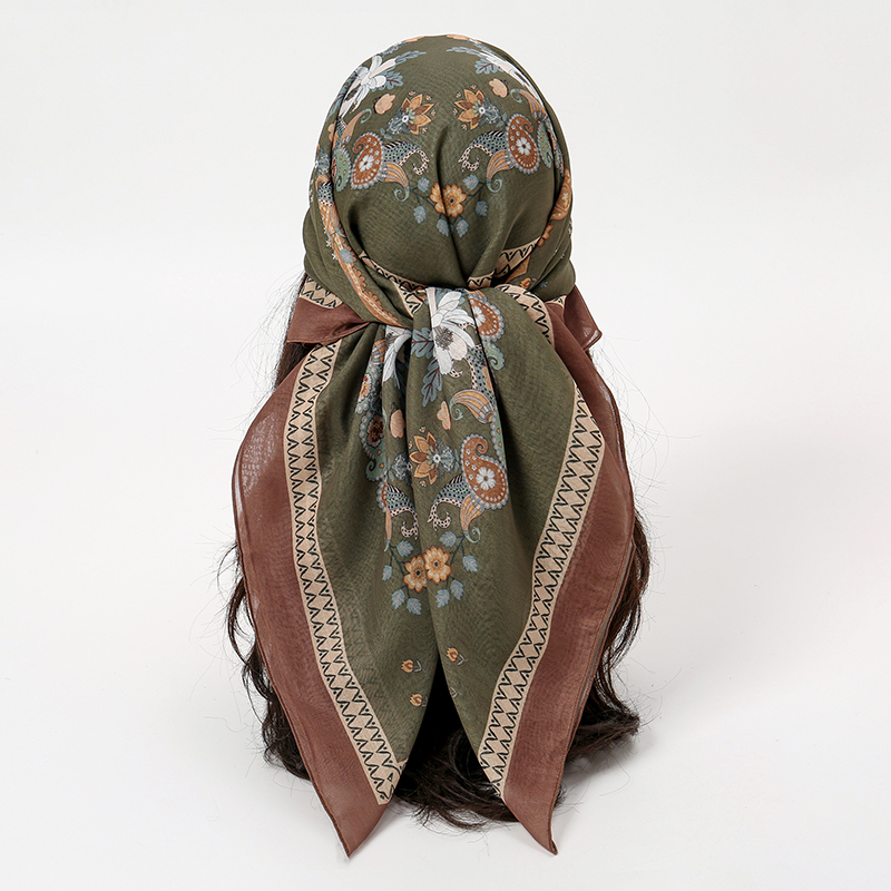 New Muslim Square Hijab Scarf  - Women'S Fashion Visor 评论和价格