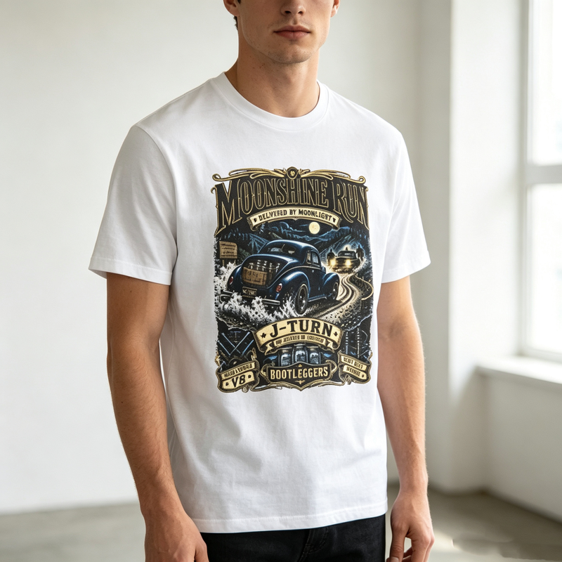 Moonshine Run Vintage T-Shirt  - Women Fashion History 评论和价格