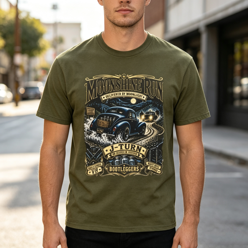 Moonshine Run Vintage T-Shirt  - Women Fashion History 评论和价格