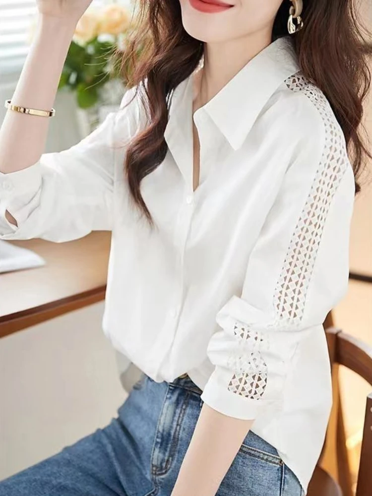 White Female Tops Commuting La - Women'S Y2K Fashion Aesthetic 评论和价格