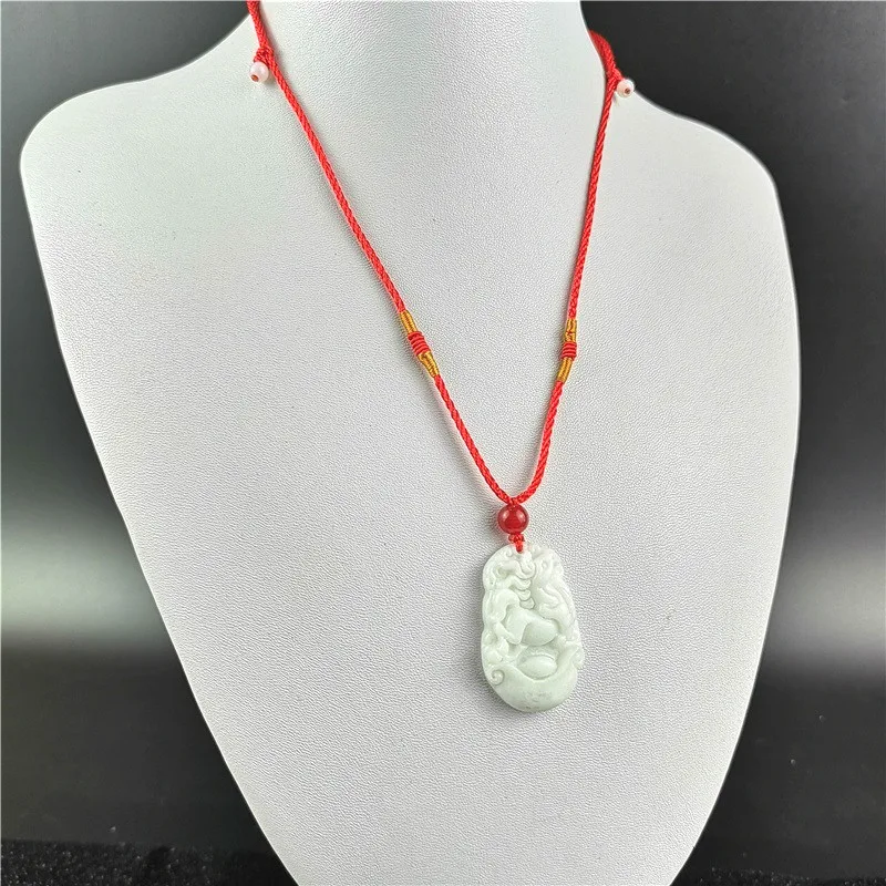 Chinese Zodiac Carved Jade Pen - Women Fashion Jewellery 评论和价格