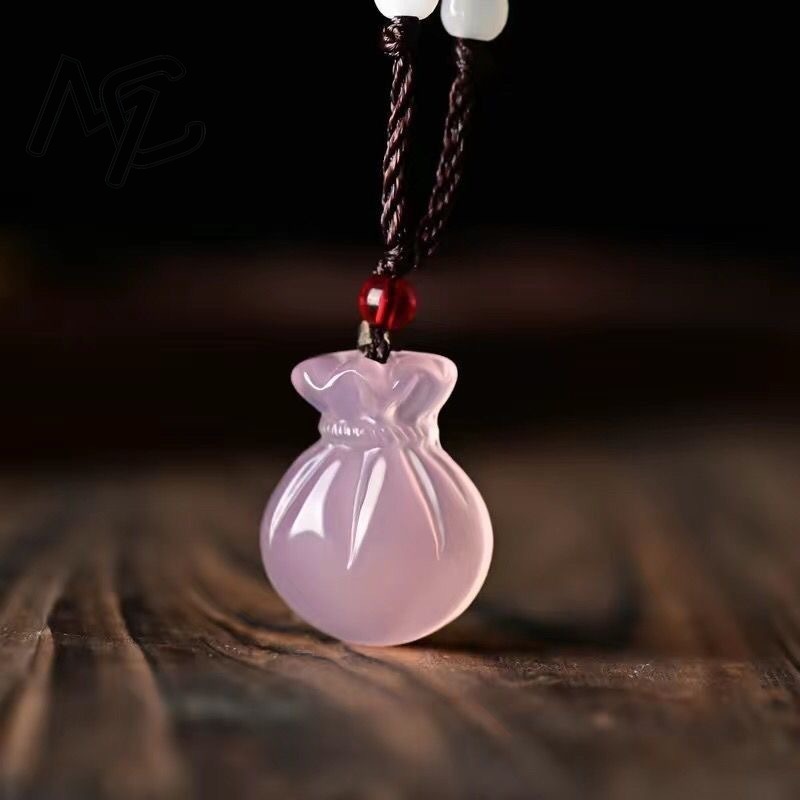 Natural Agate Blessing Bag Pen - Women Fashion Jewellery 评论和价格