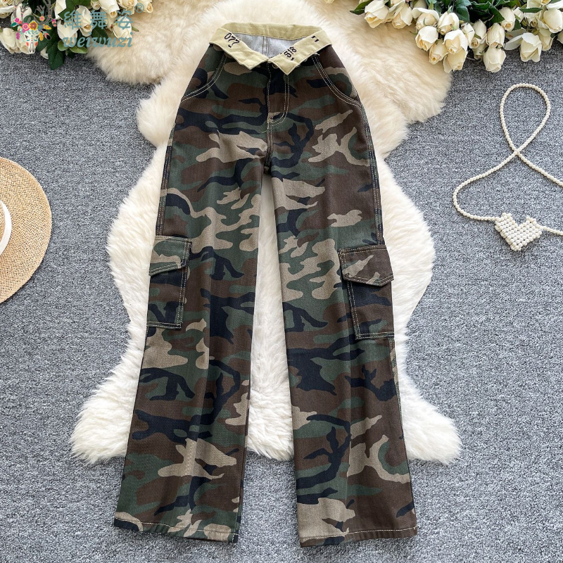 New Women's Camouflage Cargo J - Women'S Fashion Utility Pants 评论和价格