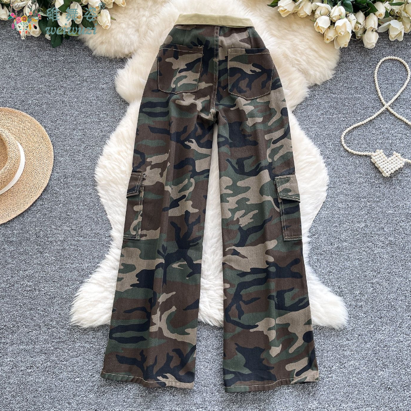 New Women's Camouflage Cargo J - Women'S Fashion Utility Pants 评论和价格