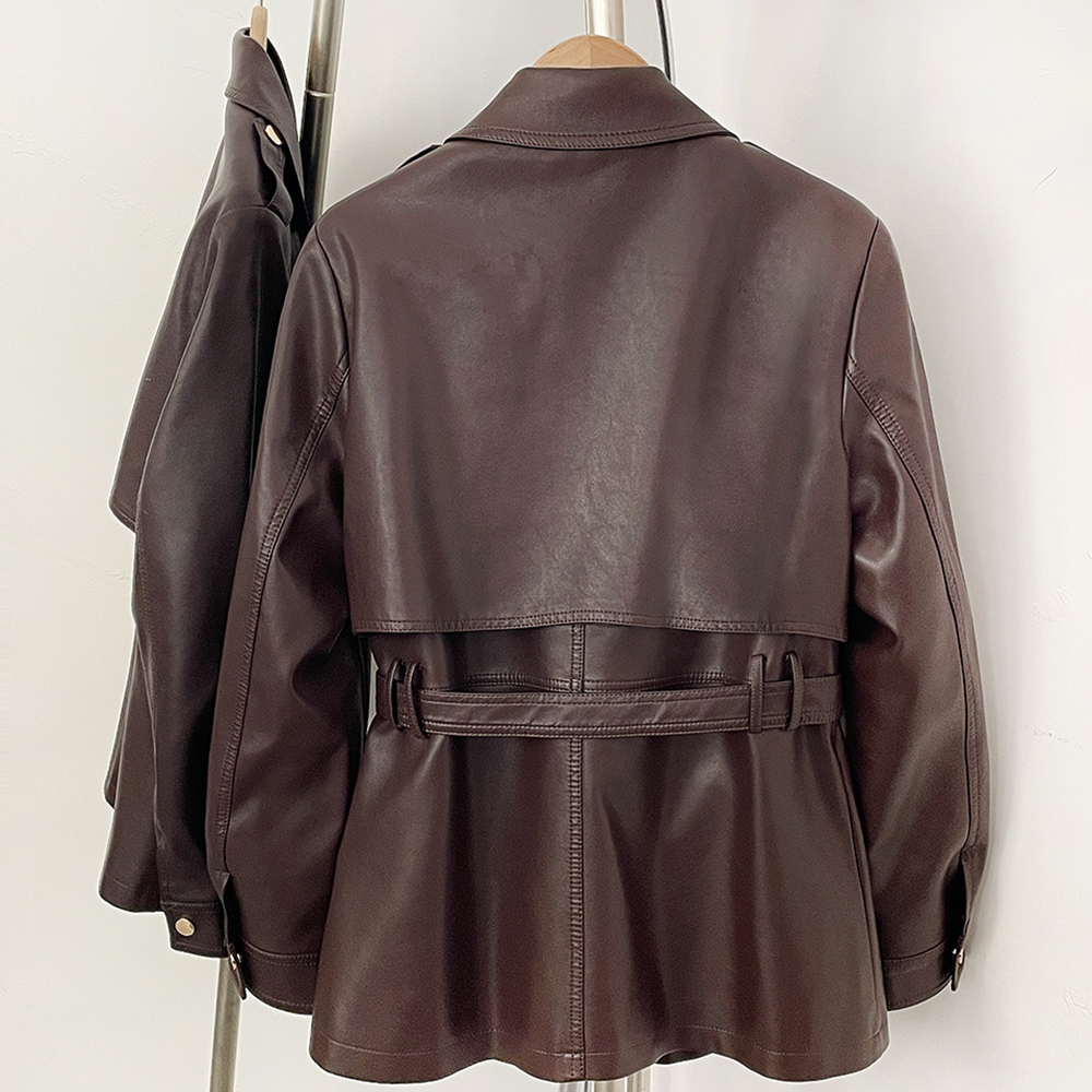 Women Cropped PU Leather Utili - Women'S Fashion Utility Jacket 评论和价格
