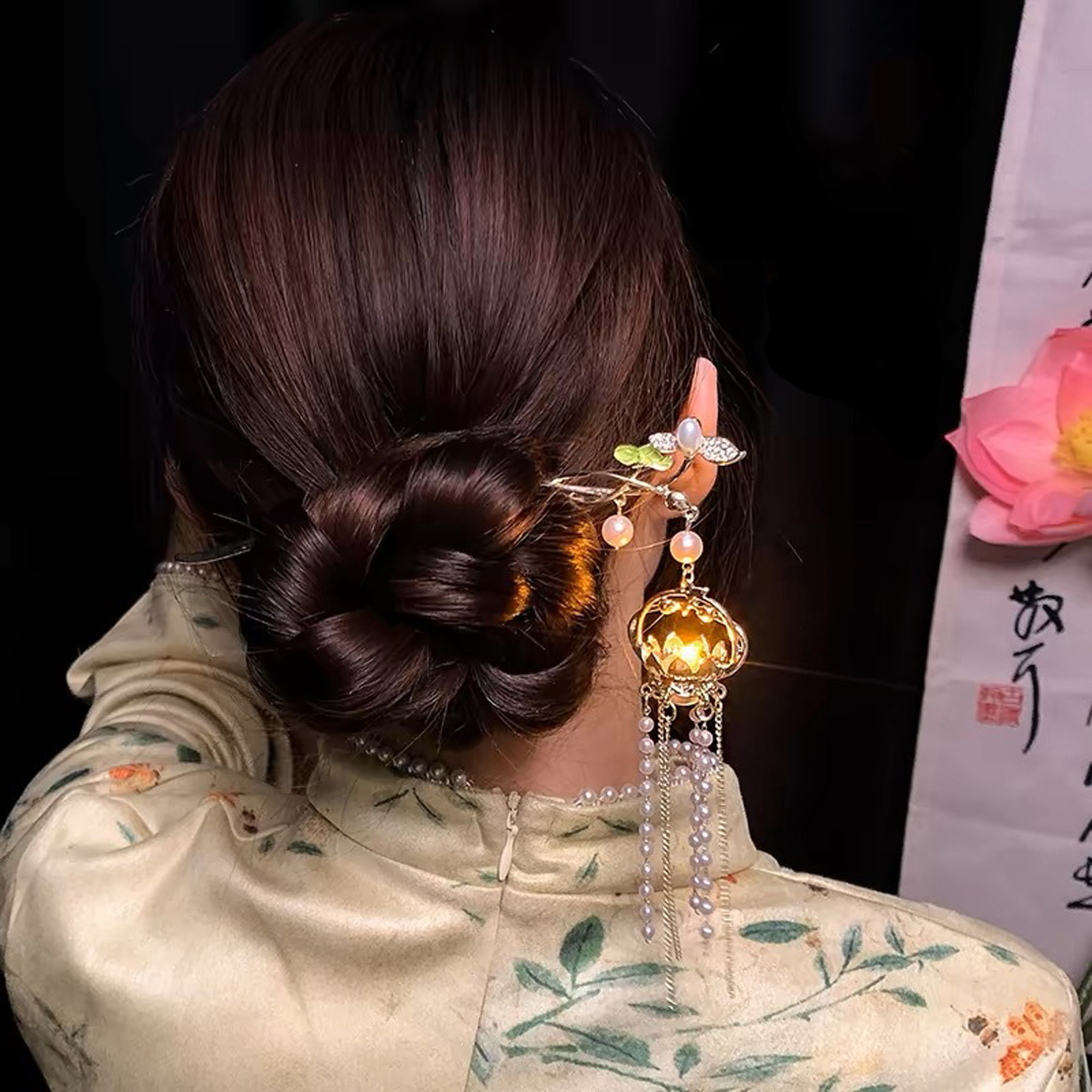Luminous Flower Hairpin Exquis - Women Fashion Hub 评论和价格