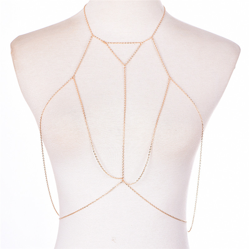Gold Silver Fashion Link Chain - Women'S Fashion Harness 评论和价格