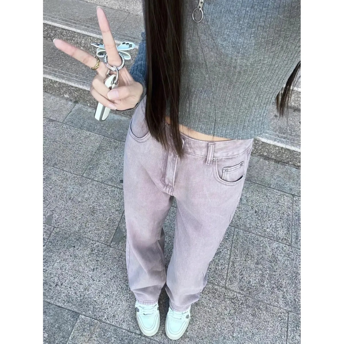Ladies Jeans Gothic Clothes Ca - Women'S Fashion Utility Pants 评论和价格