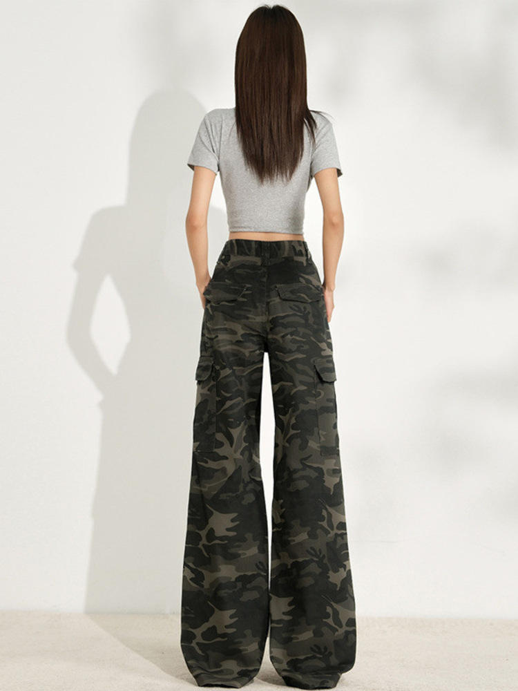 Fashion Camouflage Women Jeans - Women'S Fashion Utility Pants 评论和价格