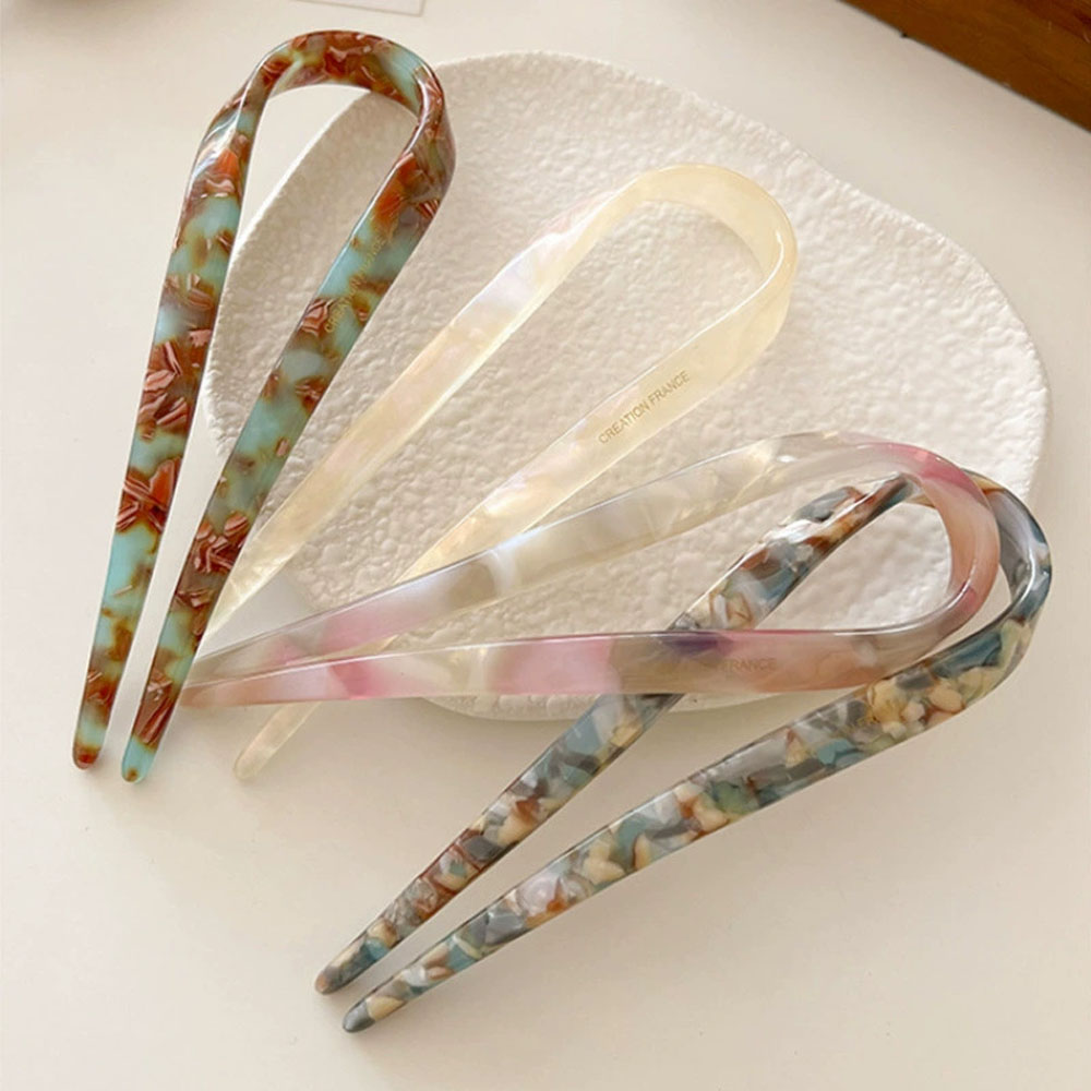 Retro U-shaped hairclip for wo - Women Fashion Hub 评论和价格