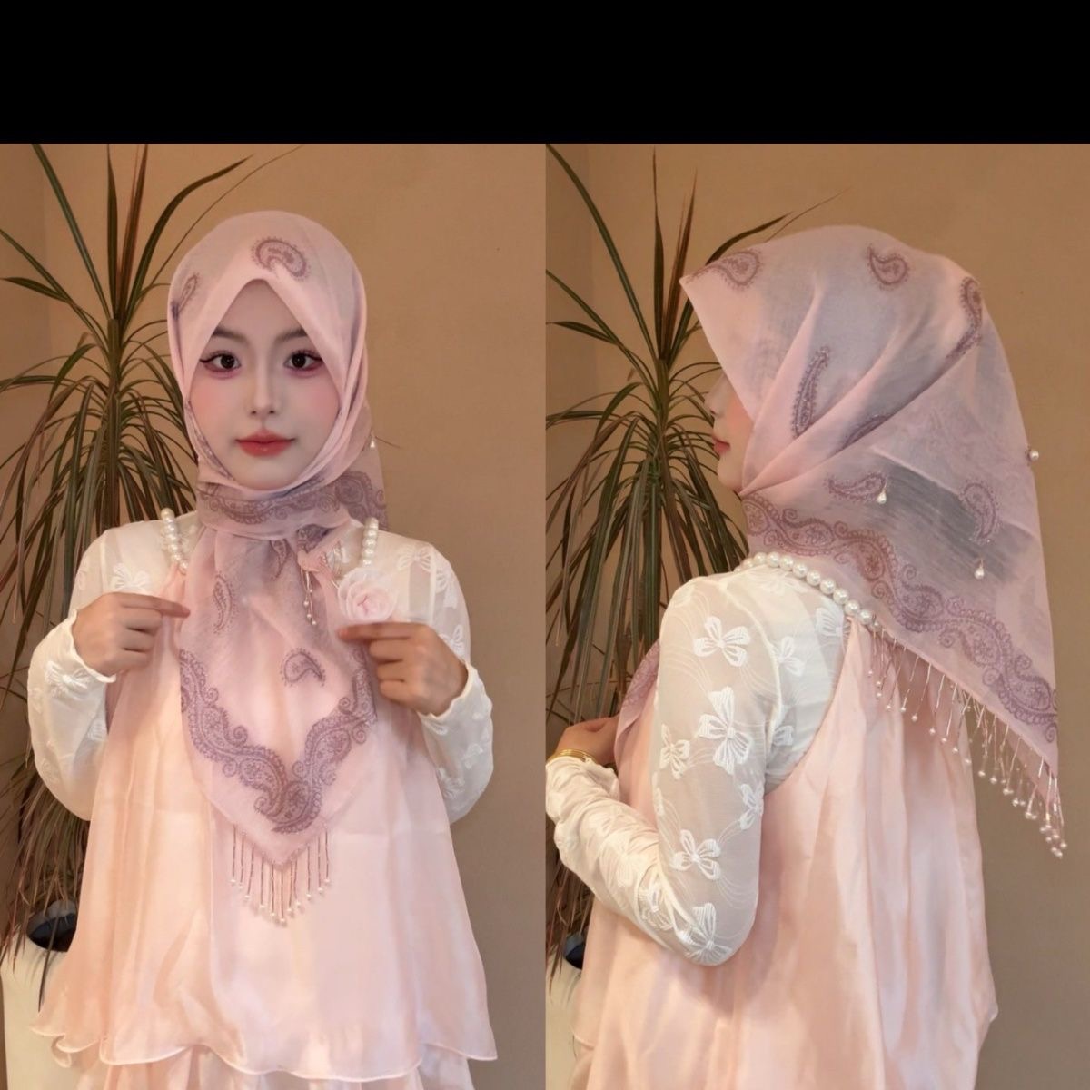 Hijab Muslim Women Shawl Heads - Women Fashion Malaysia 评论和价格