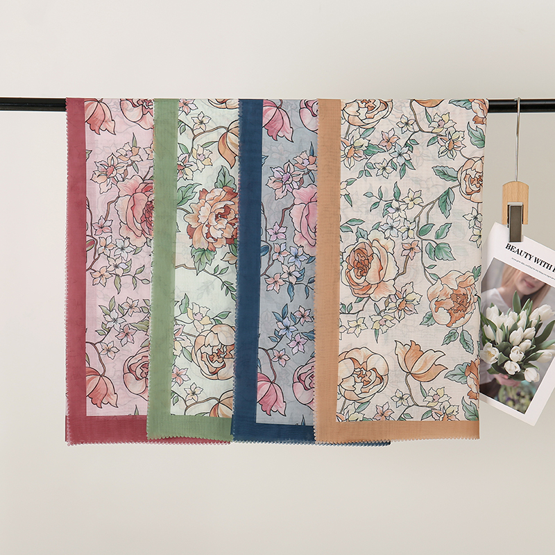 Malaysia Floral Printed 110 Sq - Women Fashion Malaysia 评论和价格