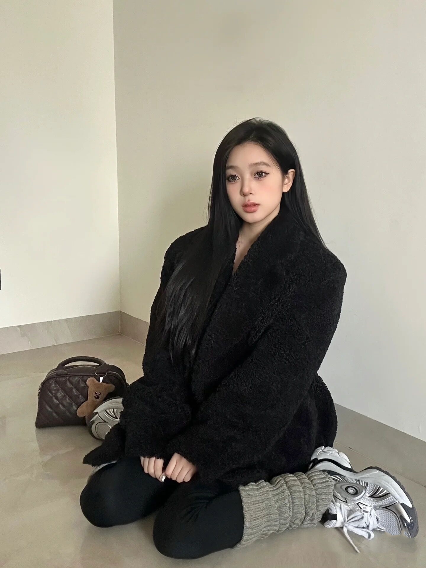 Lamb Wool Jacket Spring Woman  - Women'S Fashion Utility Jacket 评论和价格