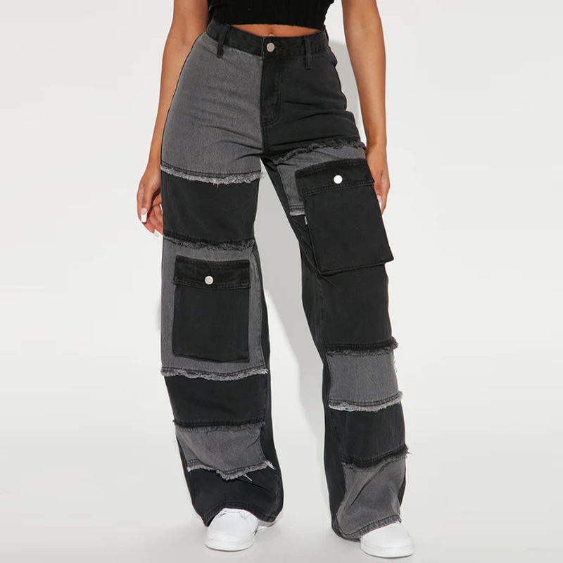 Utility Style Color Block Mult - Women'S Fashion Utility Pants 评论和价格