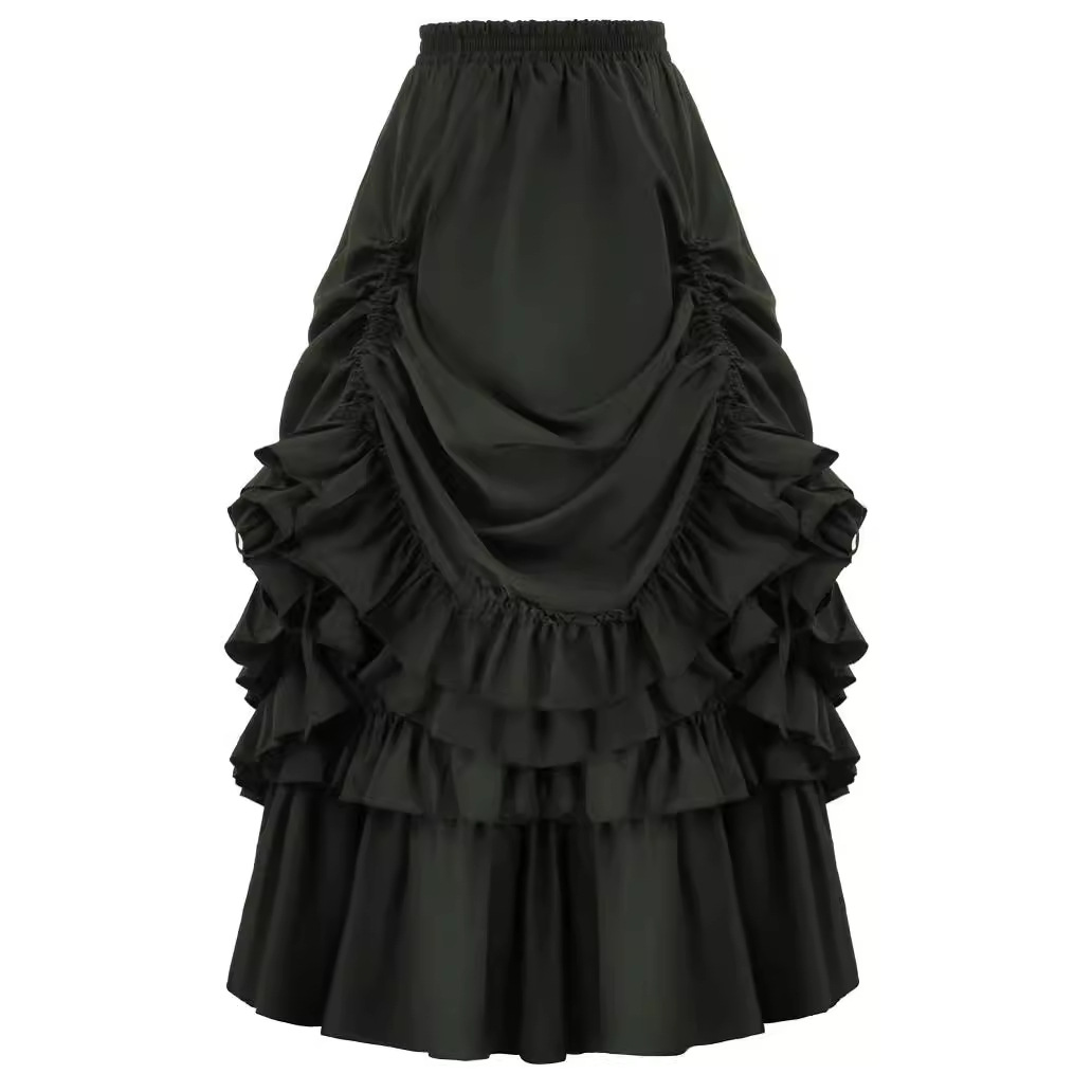 Retro Gothic Style Short Skirt - Women'S Fashion Victorian Era 评论和价格