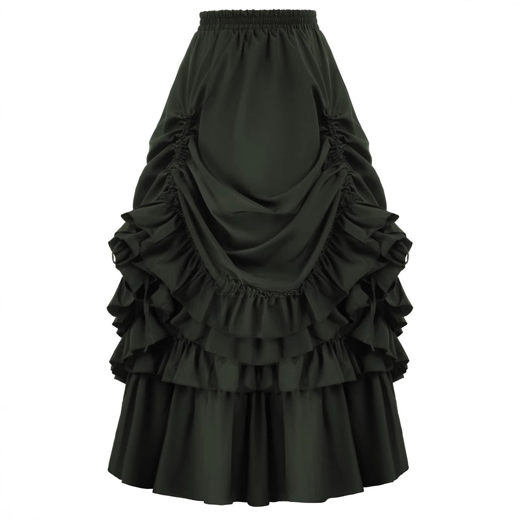 Retro Gothic Style Short Skirt - Women'S Fashion Victorian Era 评论和价格