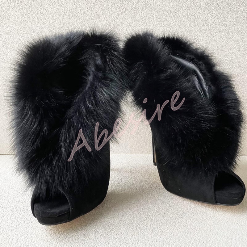 Autumn Suede Open-Toe Bare Boo - Women'S Fashion Trends 评论和价格