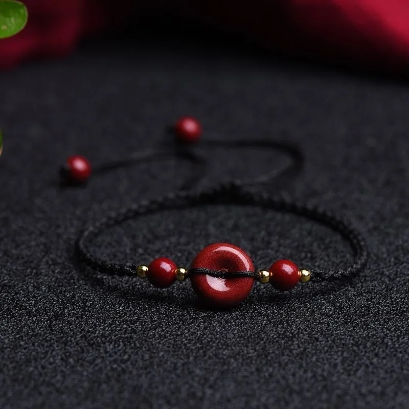 Customized Natural Red Cinnaba - Women Fashion Jewellery 评论和价格