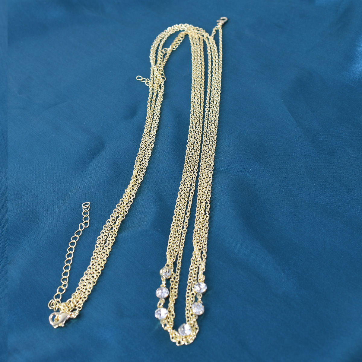 Round Crystal Chest Chain Low  - Women'S Fashion Harness 评论和价格