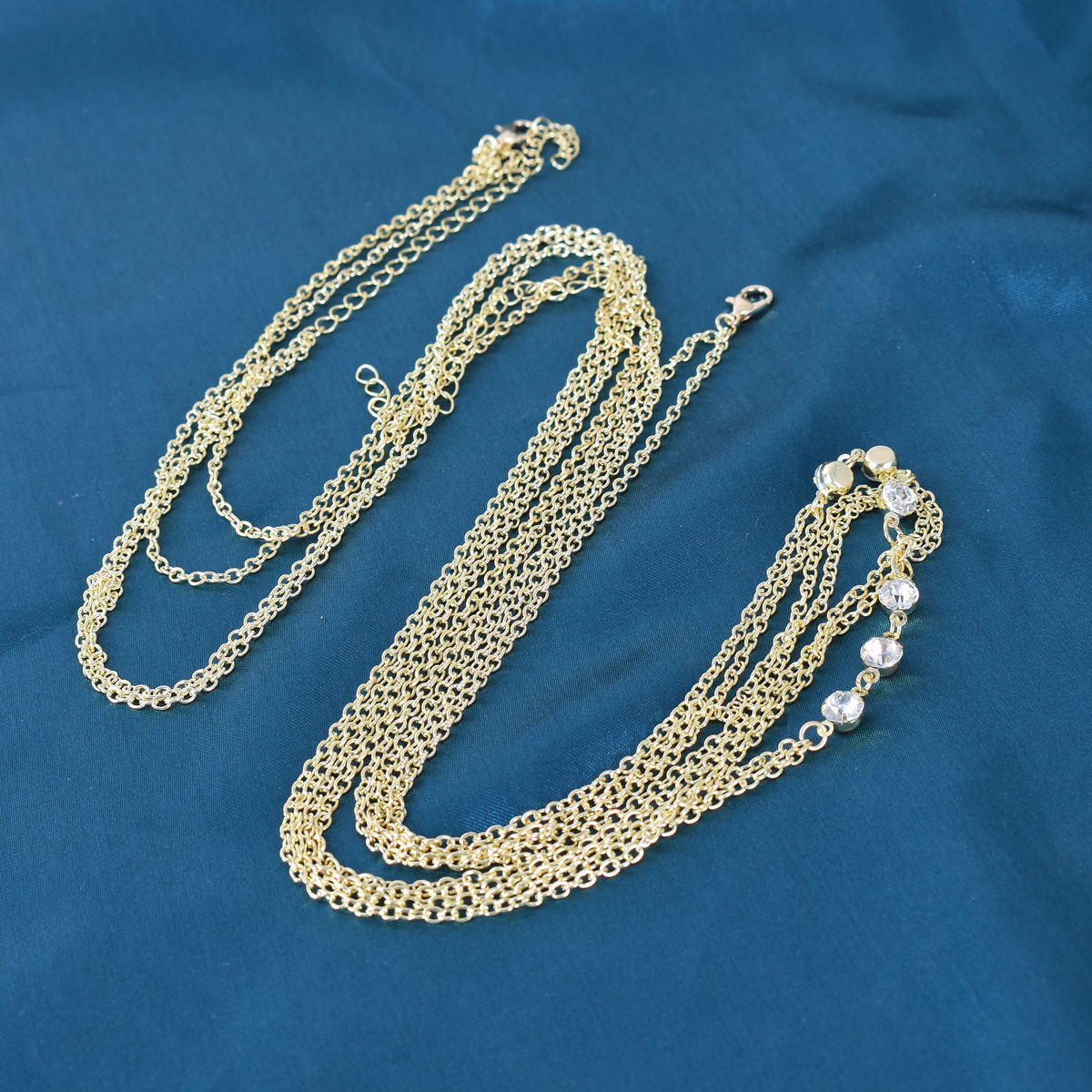 Round Crystal Chest Chain Low  - Women'S Fashion Harness 评论和价格