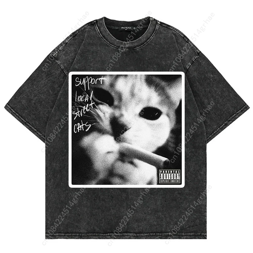 100% Cotton Vintage Washed Y2k - Women'S Y2K Fashion Aesthetic 评论和价格