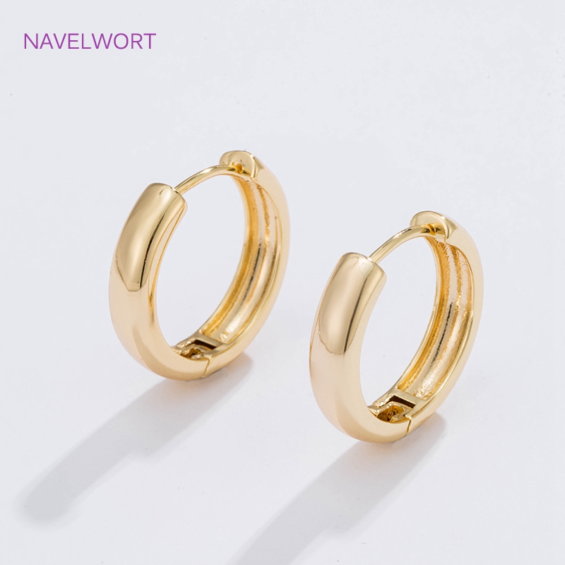6 Sizes Gold Plated Circle Hoo - Women Fashion Jewellery 评论和价格