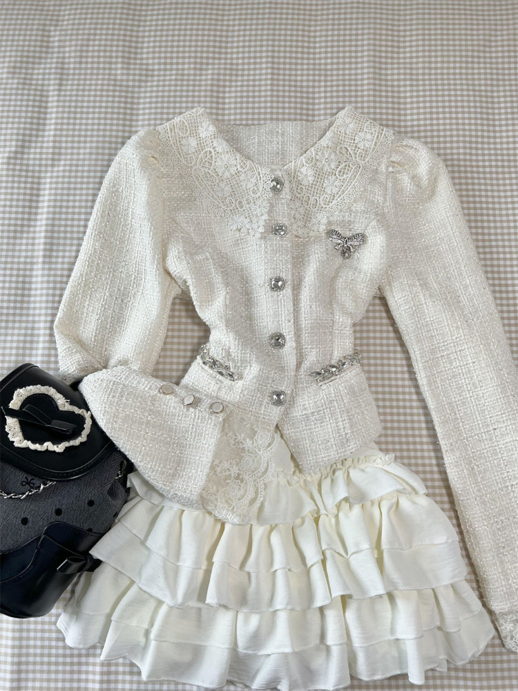 New Autumn French Elegant Fash - Women'S Y2K Fashion Aesthetic 评论和价格