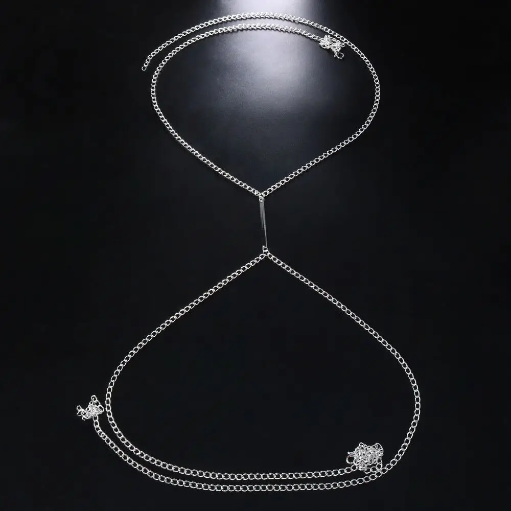 Sexy Metal Chest Chain Harness - Women'S Fashion Harness 评论和价格