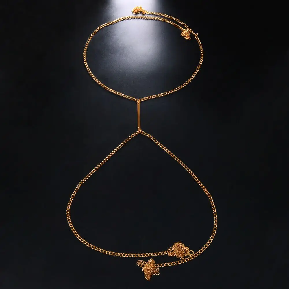 Sexy Metal Chest Chain Harness - Women'S Fashion Harness 评论和价格