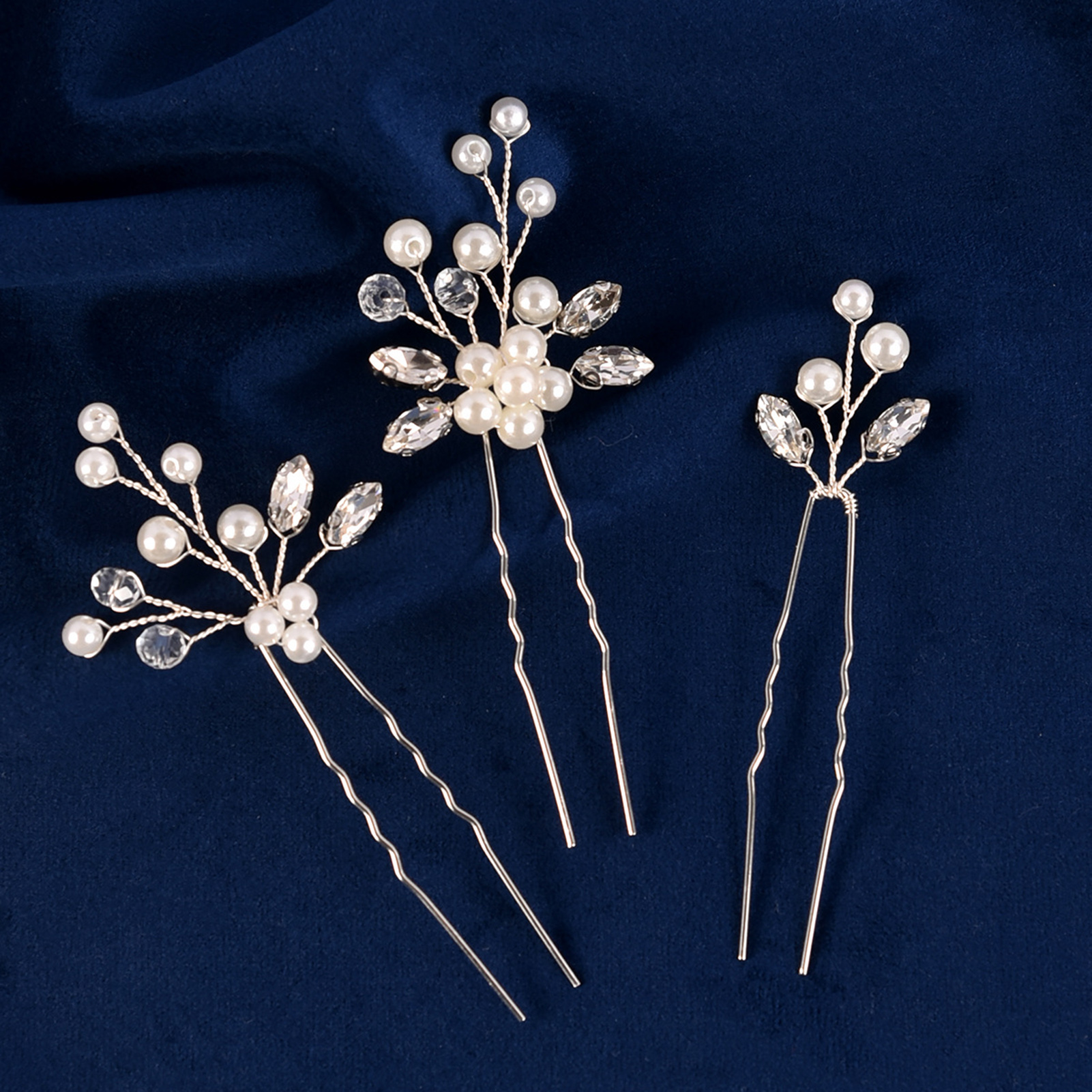 3pcs Bride Hairpin Trendy Hair - Women Fashion Hub 评论和价格