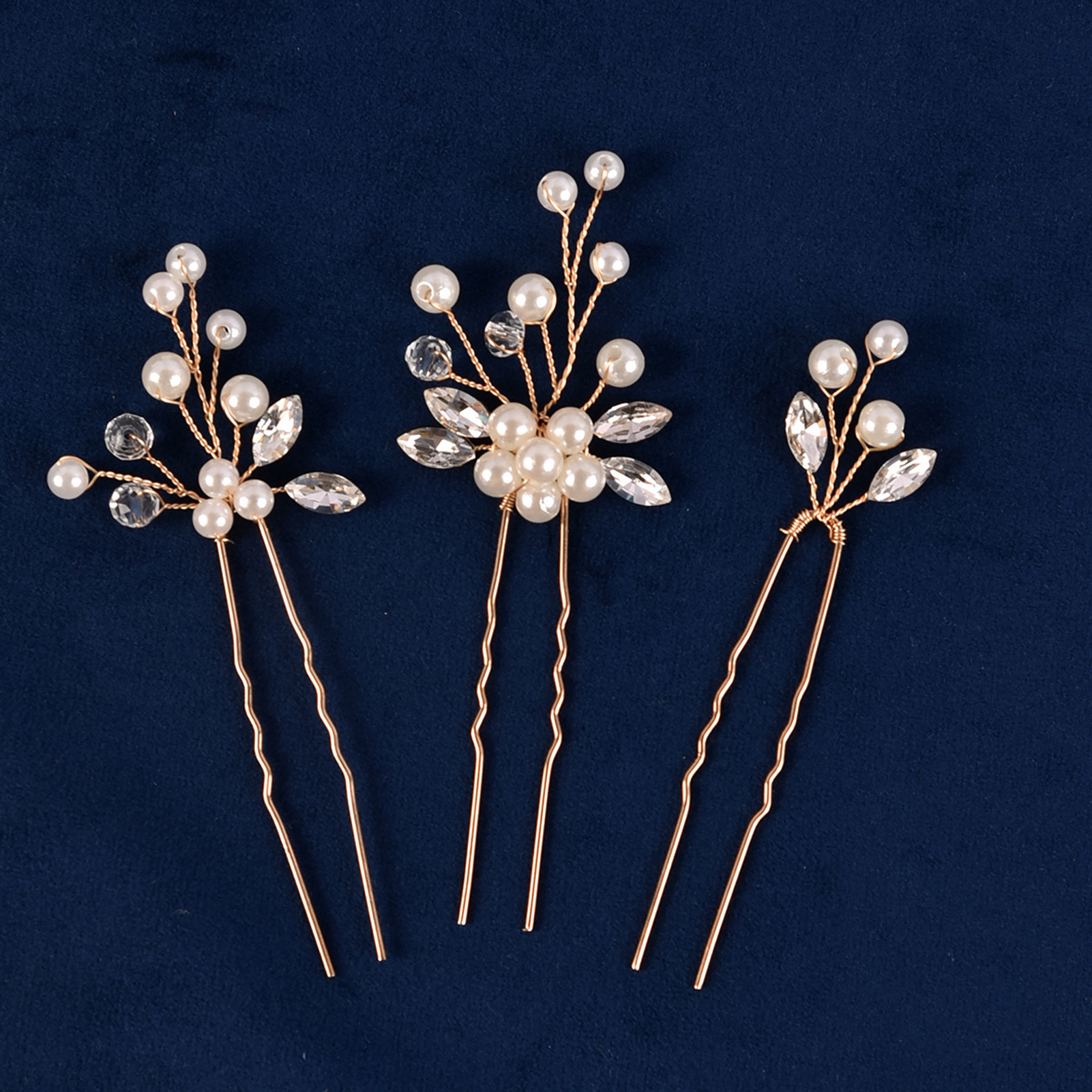 3pcs Bride Hairpin Trendy Hair - Women Fashion Hub 评论和价格