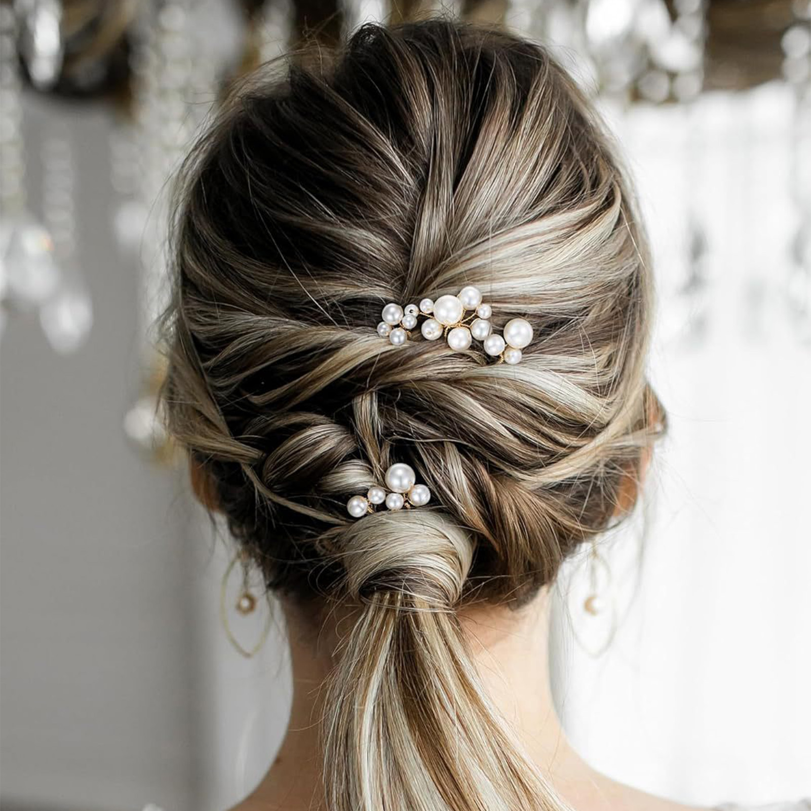 3pcs Bride Hairpin Trendy Hair - Women Fashion Hub 评论和价格